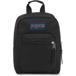 JanSport Big Break Insulated Lunch Bag – Small Soft-Sided Cooler Ideal for Class, Work, or Meal Prep, Smokey Grit(Black)