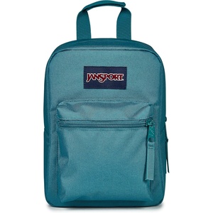 JanSport Big Break Insulated Lunch Bag – Small Soft-Sided Cooler Ideal for Class, Work, or Meal Prep, Smokey Grit(Emerald Pool)