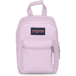 JanSport Big Break Insulated Lunch Bag – Small Soft-Sided Cooler Ideal for Class, Work, or Meal Prep, Smokey Grit(Pink Ice)