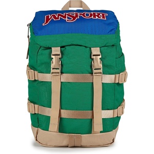 JanSport Mini Skip Pack – Compact Backpack with Main Compartment, Side Water Bottle Pocket, and Zippered Accessory Pocket, Jelly Kelly(Jelly Kelly)