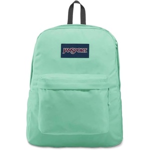 JanSport SuperBreak Plus Backpack with Padded 15-inch Laptop Sleeve and Integrated Bottle Pocket – Spacious and Durable Daypack for Work and Travel – Sunny Sketches Blue(Mint Chip)