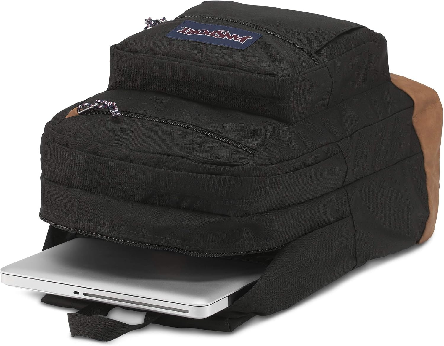 image:imageJanSport Cool Backpack with 15inch Laptop Sleeve Large Computer Bag Rucksack with 2 Compartments Ergonomic Straps Russet RedBlack