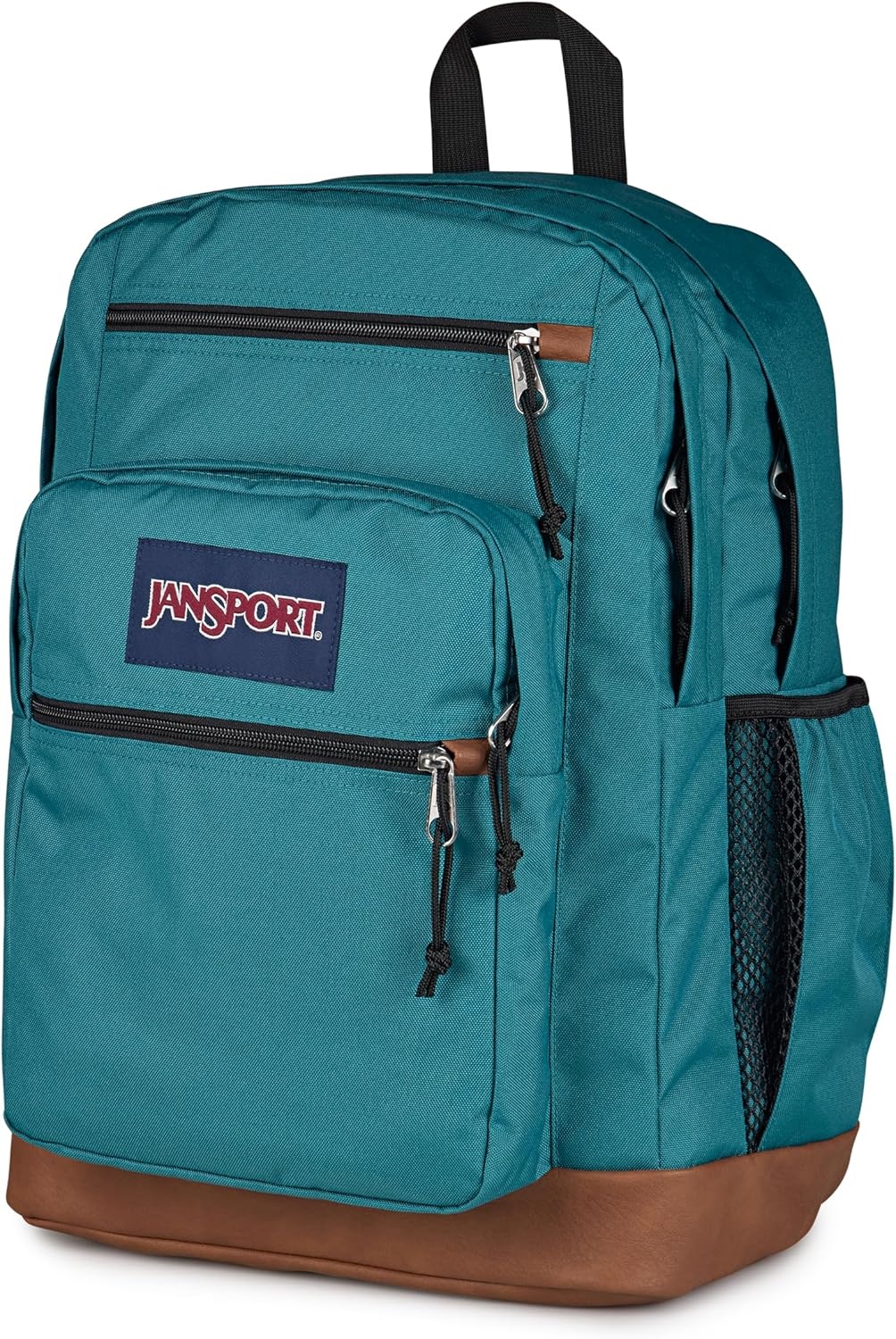 image:imageJanSport Cool Backpack with 15inch Laptop Sleeve Large Computer Bag Rucksack with 2 Compartments Ergonomic Straps Russet RedEmerald Pool