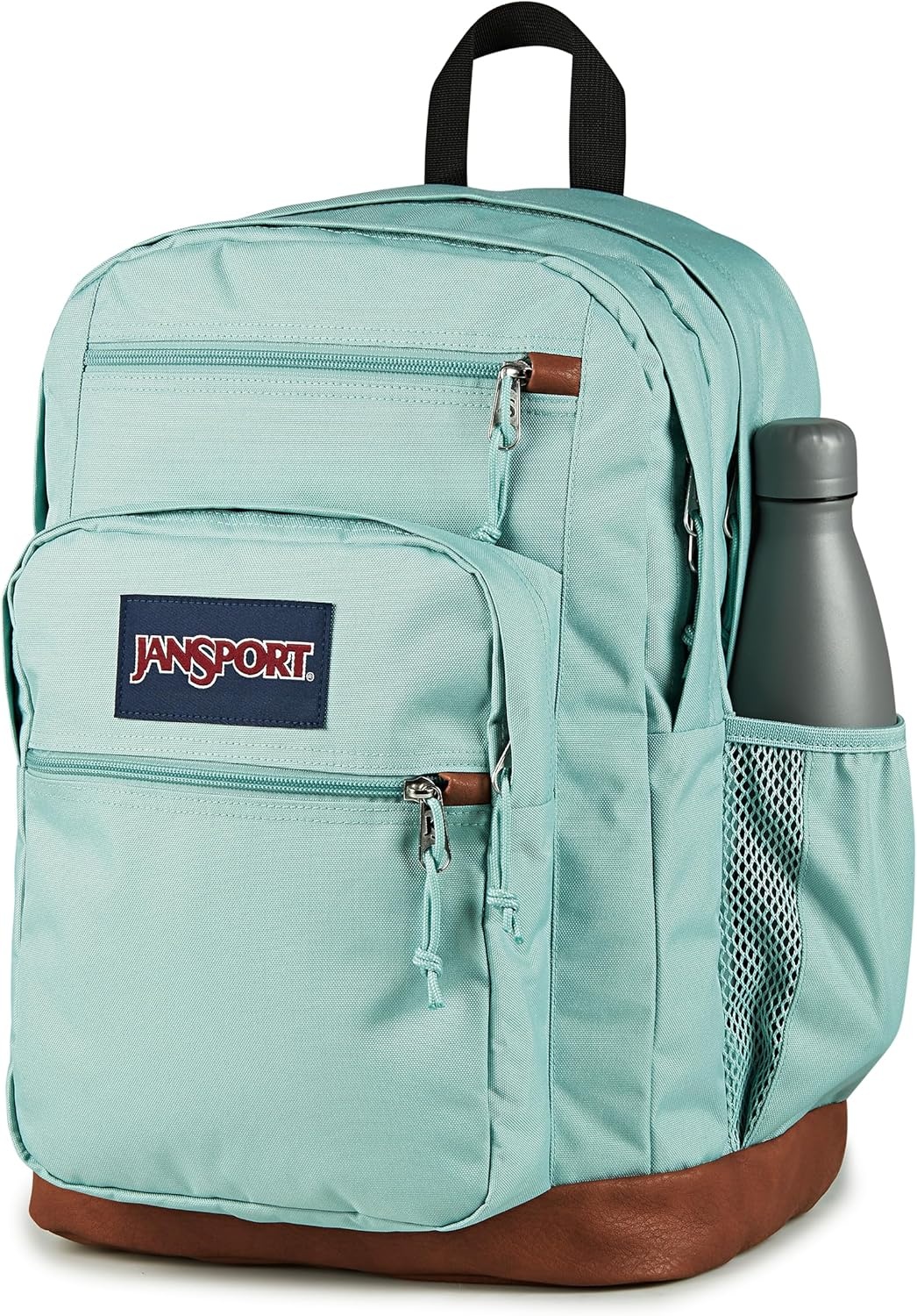image:imageJanSport Cool Backpack with 15inch Laptop Sleeve Large Computer Bag Rucksack with 2 Compartments Ergonomic Straps Russet RedFaded Sage