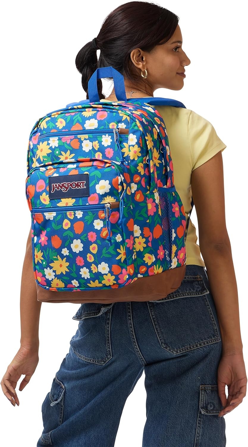 image:imageJanSport Cool Backpack with 15inch Laptop Sleeve Large Computer Bag Rucksack with 2 Compartments Ergonomic Straps Russet RedFlower Market