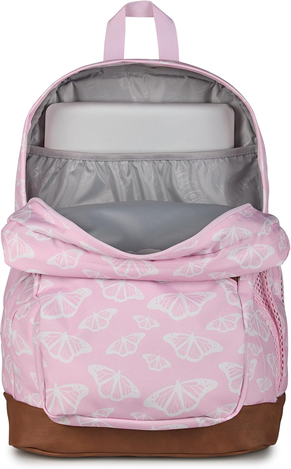 image:imageJanSport Cool Backpack with 15inch Laptop Sleeve Large Computer Bag Rucksack with 2 Compartments Ergonomic Straps Russet RedFlutter By Pink IceWhitePink Ice