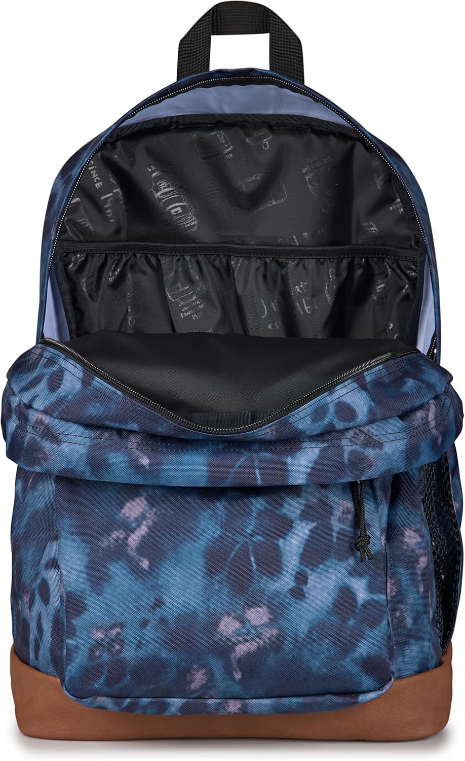 image:imageJanSport Cool Backpack with 15inch Laptop Sleeve Large Computer Bag Rucksack with 2 Compartments Ergonomic Straps Russet RedGhostly Florals NavyPurplePink