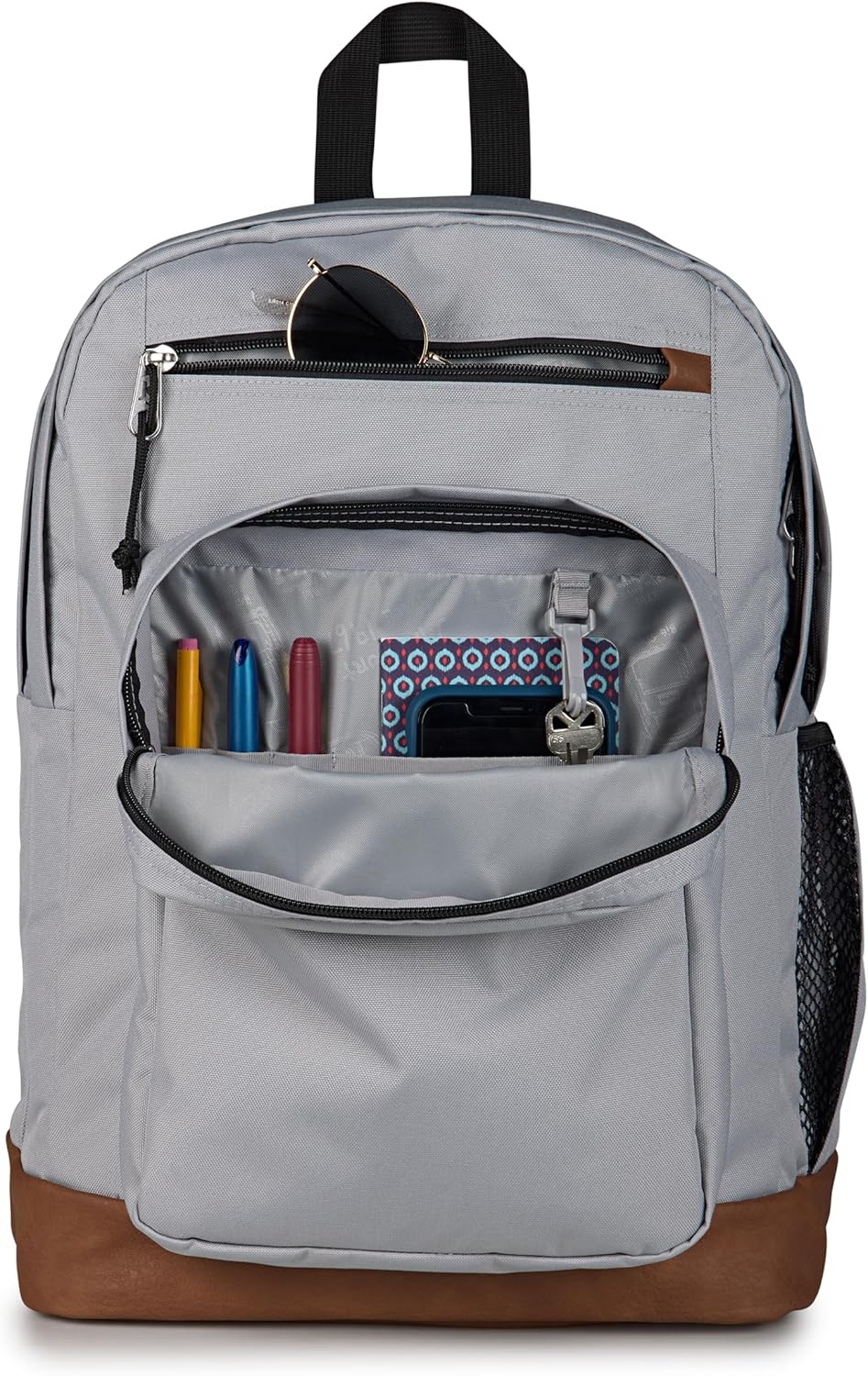image:imageJanSport Cool Backpack with 15inch Laptop Sleeve Large Computer Bag Rucksack with 2 Compartments Ergonomic Straps Russet RedGrounded Grey