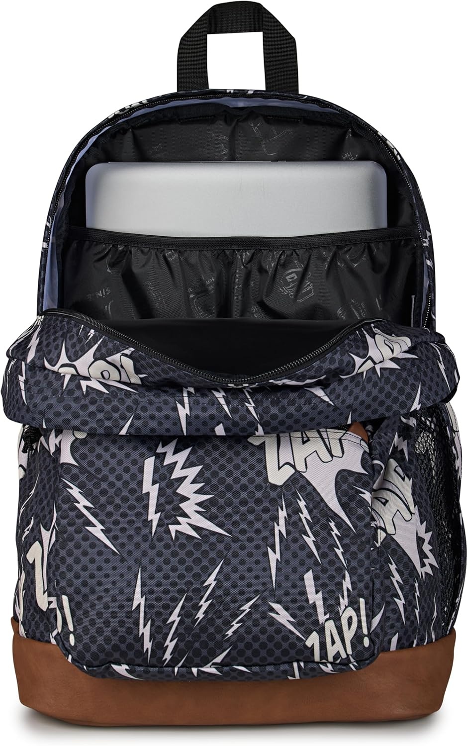 image:imageJanSport Cool Backpack with 15inch Laptop Sleeve Large Computer Bag Rucksack with 2 Compartments Ergonomic Straps Russet RedHigh Voltage BlackGreyCharcoal