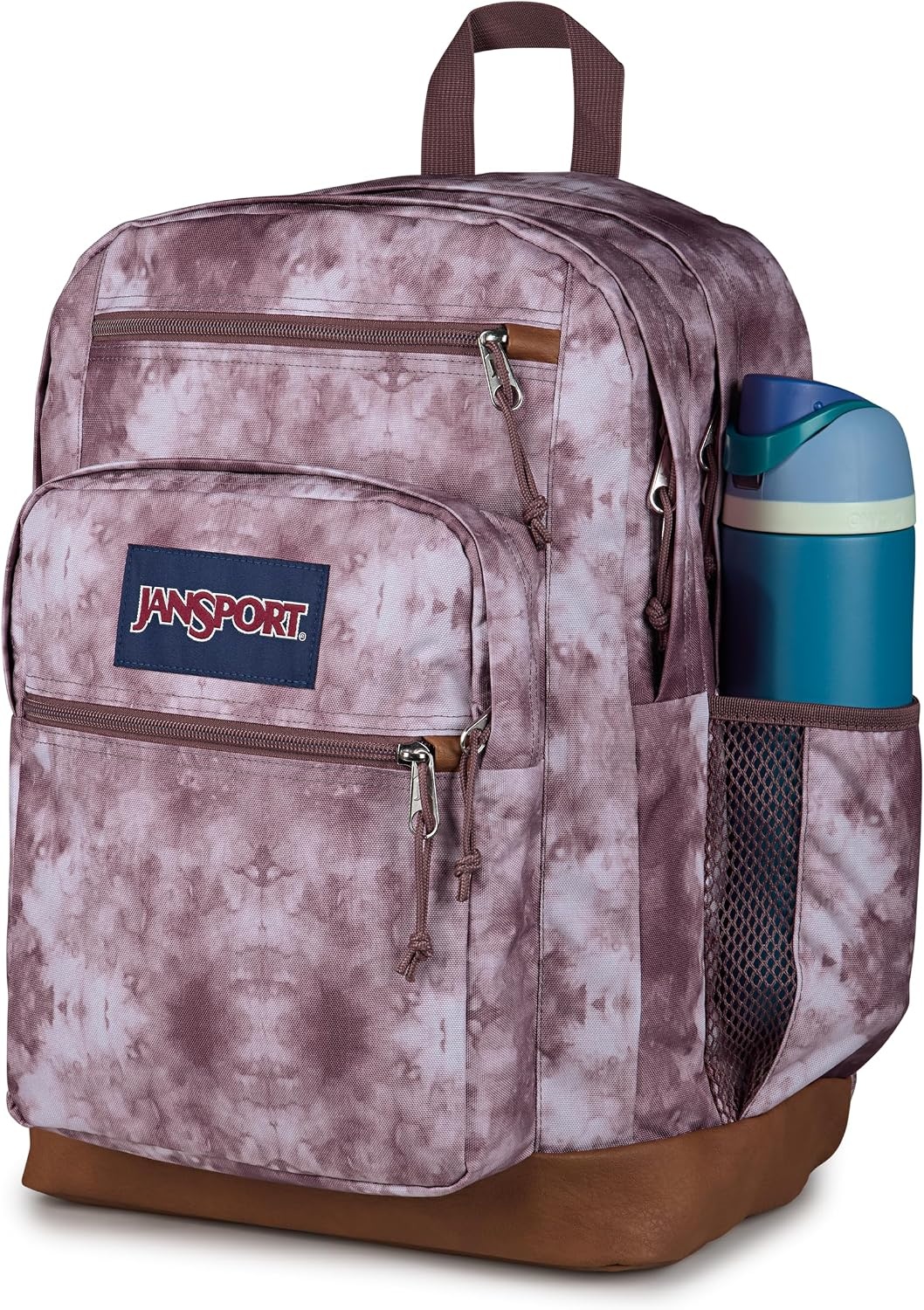 image:imageJanSport Cool Backpack with 15inch Laptop Sleeve Large Computer Bag Rucksack with 2 Compartments Ergonomic Straps Russet RedIce Dye Mahogany HazeWhite