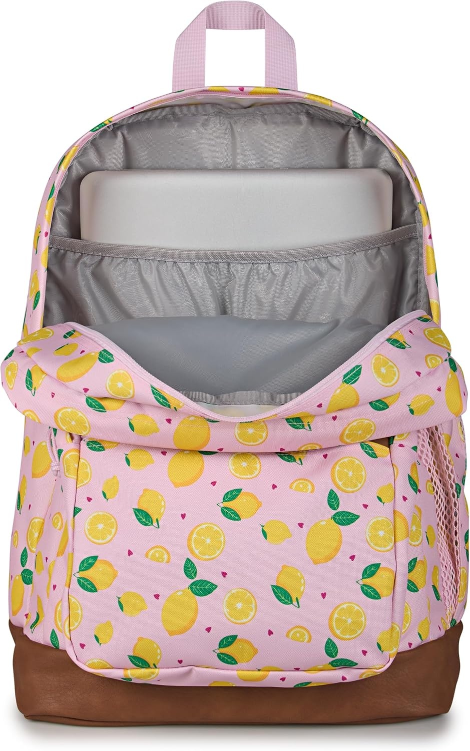 image:imageJanSport Cool Backpack with 15inch Laptop Sleeve Large Computer Bag Rucksack with 2 Compartments Ergonomic Straps Russet RedLemonade Stand Pink IceYellowGreen