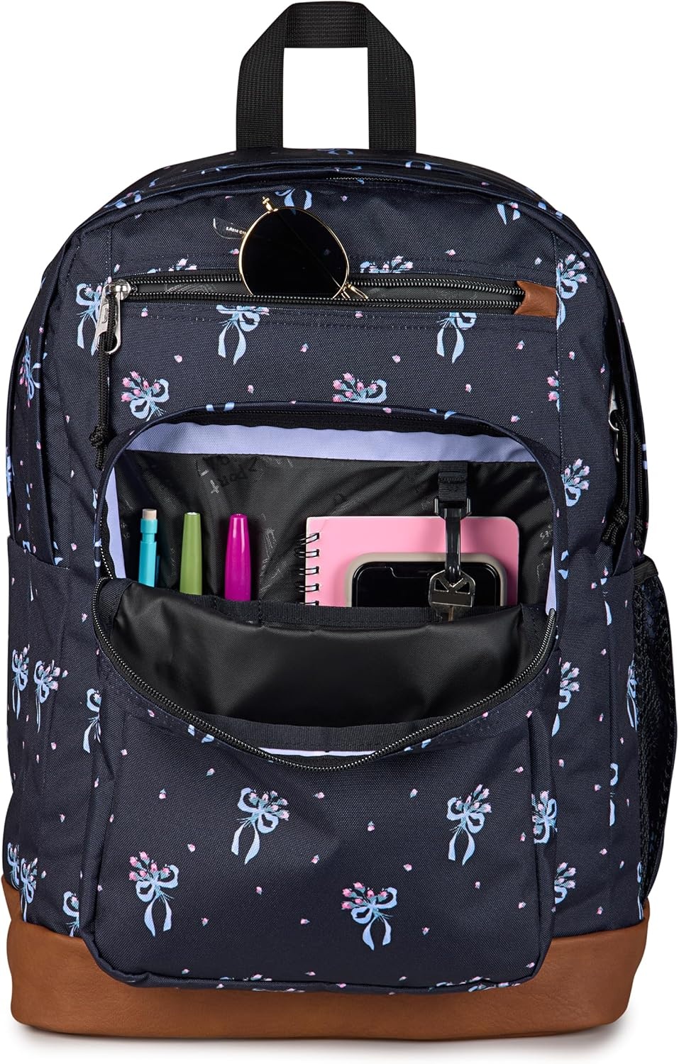 image:imageJanSport Cool Backpack with 15inch Laptop Sleeve Large Computer Bag Rucksack with 2 Compartments Ergonomic Straps Russet RedPastel Petals BlackBluePinkGreen