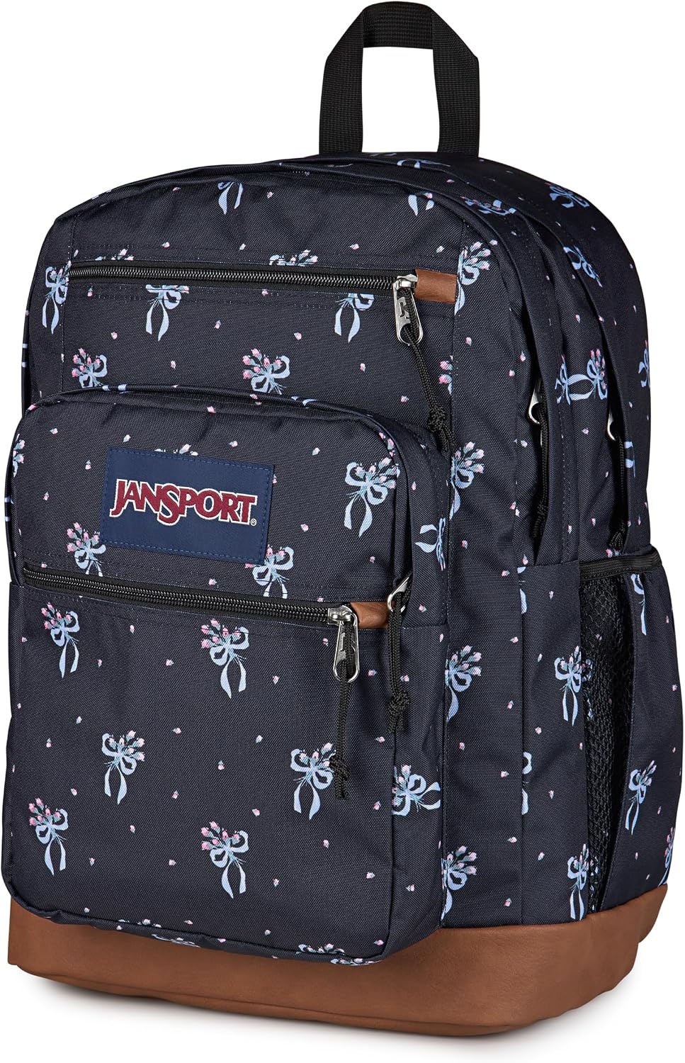 image:imageJanSport Cool Backpack with 15inch Laptop Sleeve Large Computer Bag Rucksack with 2 Compartments Ergonomic Straps Russet RedPastel Petals BlackBluePinkGreen