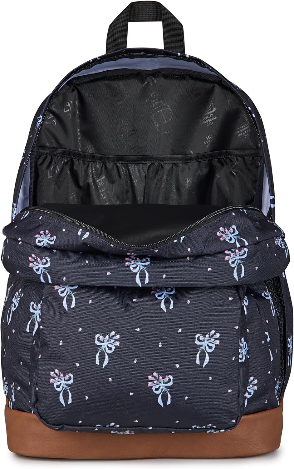 image:imageJanSport Cool Backpack with 15inch Laptop Sleeve Large Computer Bag Rucksack with 2 Compartments Ergonomic Straps Russet RedPastel Petals BlackBluePinkGreen