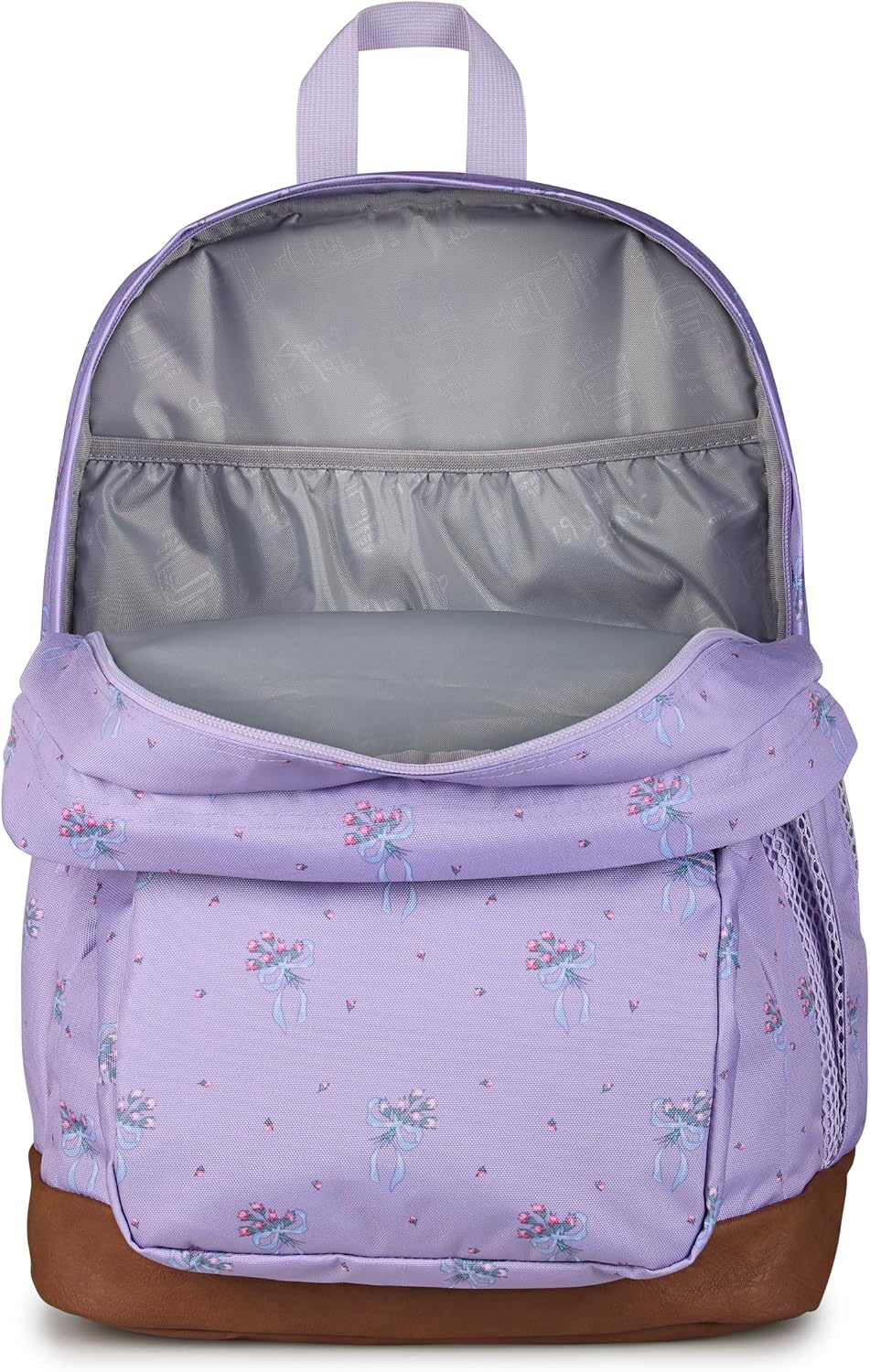 image:imageJanSport Cool Backpack with 15inch Laptop Sleeve Large Computer Bag Rucksack with 2 Compartments Ergonomic Straps Russet RedPastel Petals LilacBluePinkGreen