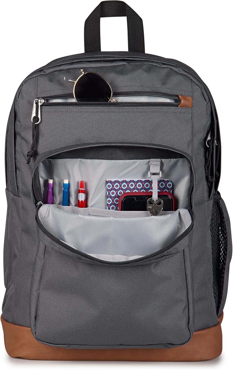 image:imageJanSport Cool Backpack with 15inch Laptop Sleeve Large Computer Bag Rucksack with 2 Compartments Ergonomic Straps Russet RedSmokey Grit