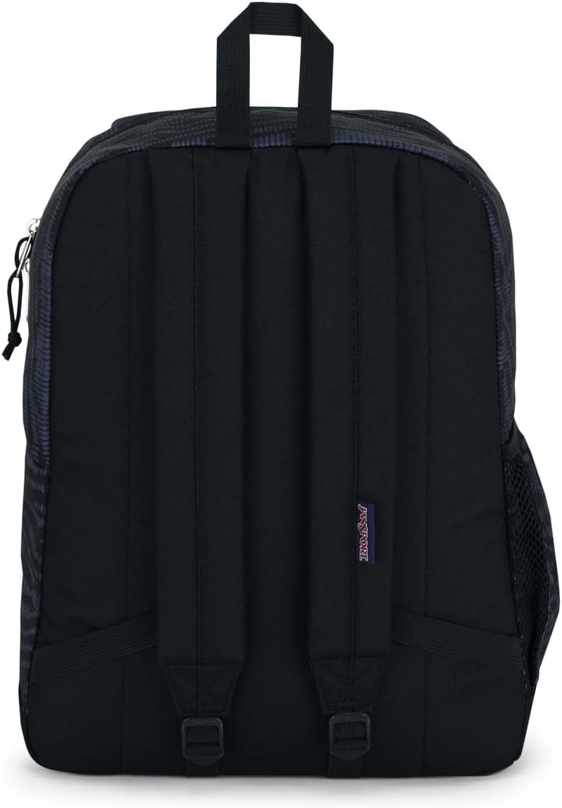 image:imageJanSport Cross Town Plus Backpack Large Main Compartment Side Water Bottle Pocket 15Inch Padded Laptop Sleeve Emerald PoolAbstract Animal