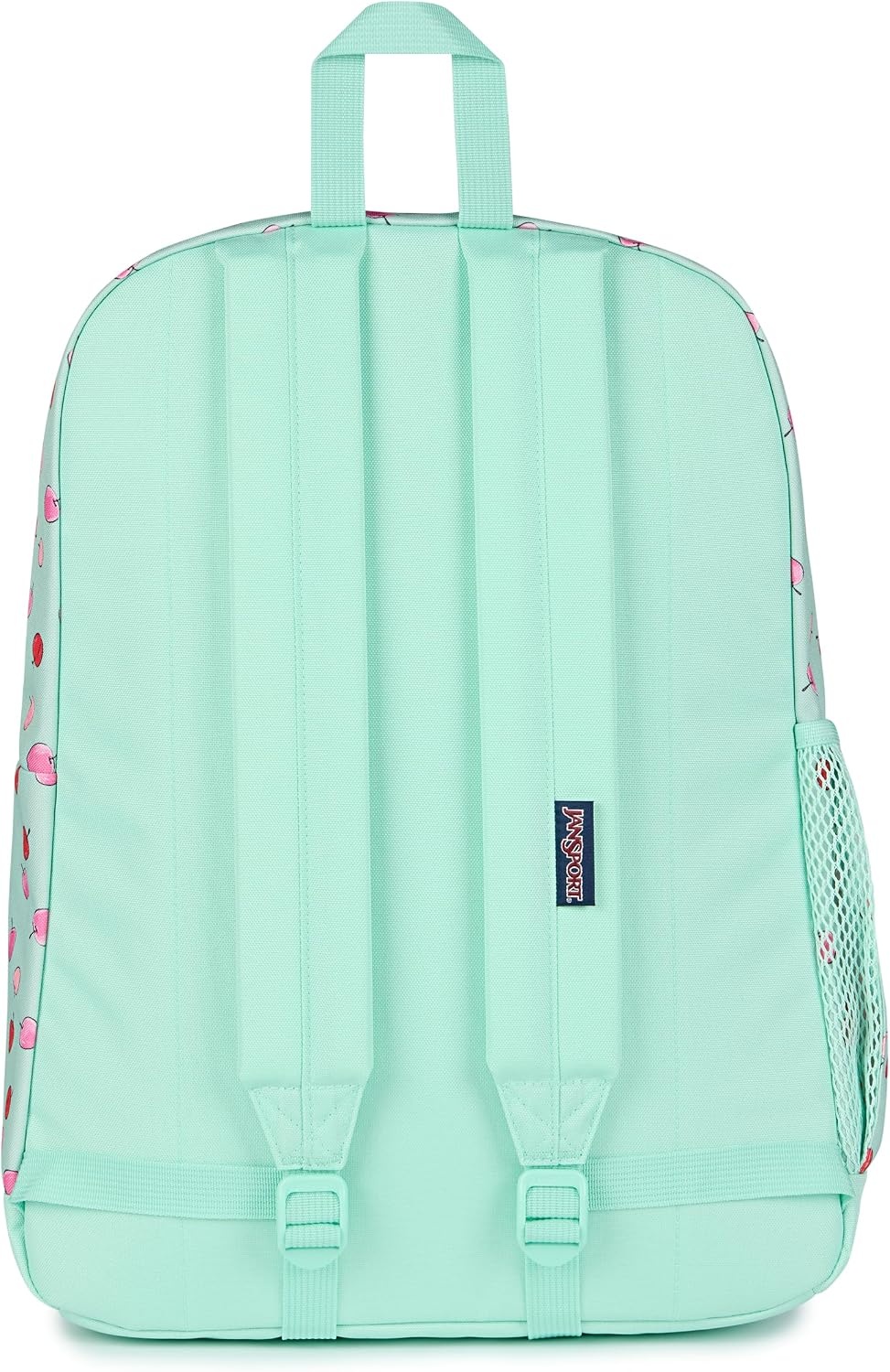 image:imageJanSport Cross Town Plus Backpack Large Main Compartment Side Water Bottle Pocket 15Inch Padded Laptop Sleeve Emerald PoolApple Orchard Magic MintPinkRed