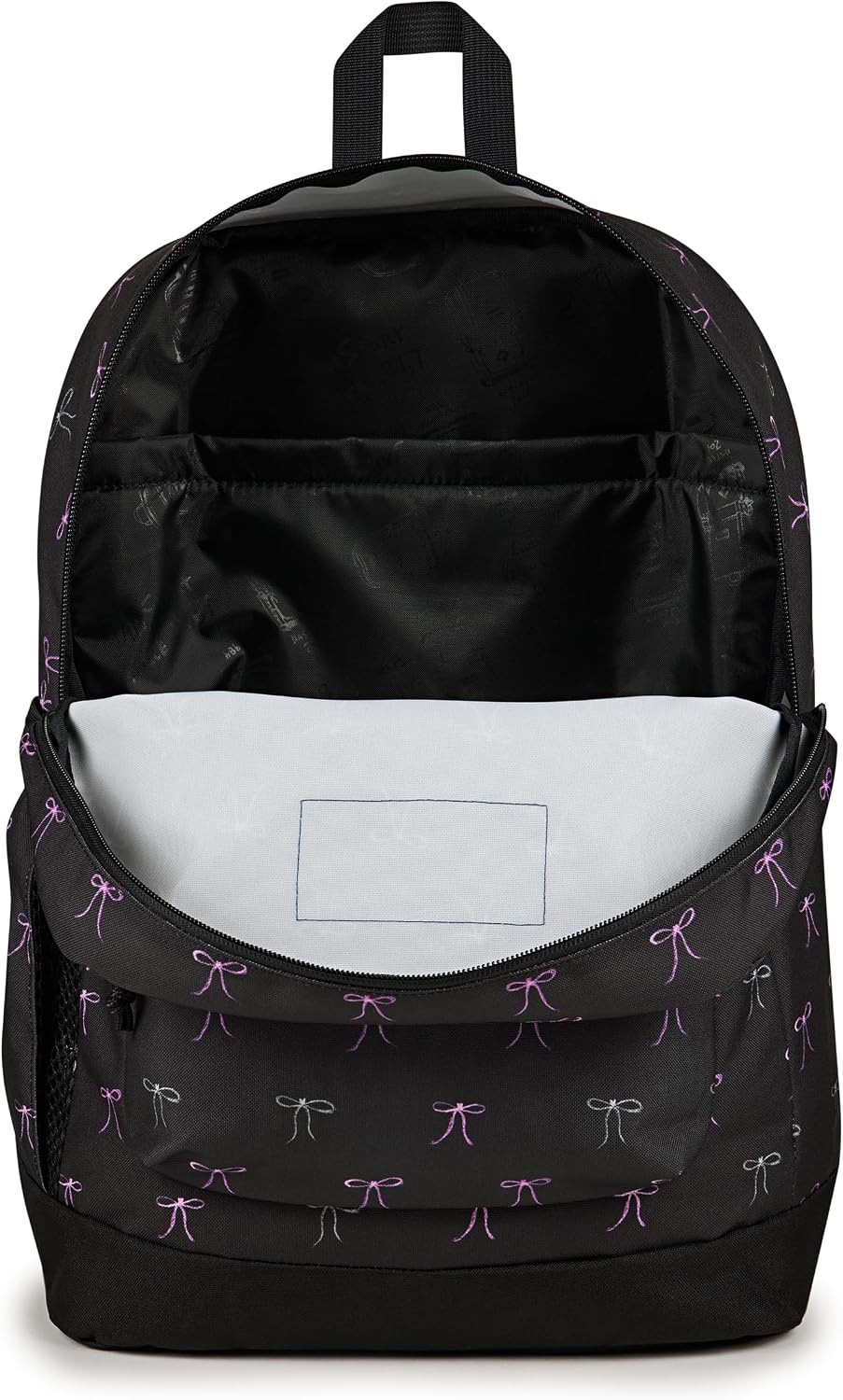 image:imageJanSport Cross Town Plus Backpack Large Main Compartment Side Water Bottle Pocket 15Inch Padded Laptop Sleeve Emerald PoolBad Bows