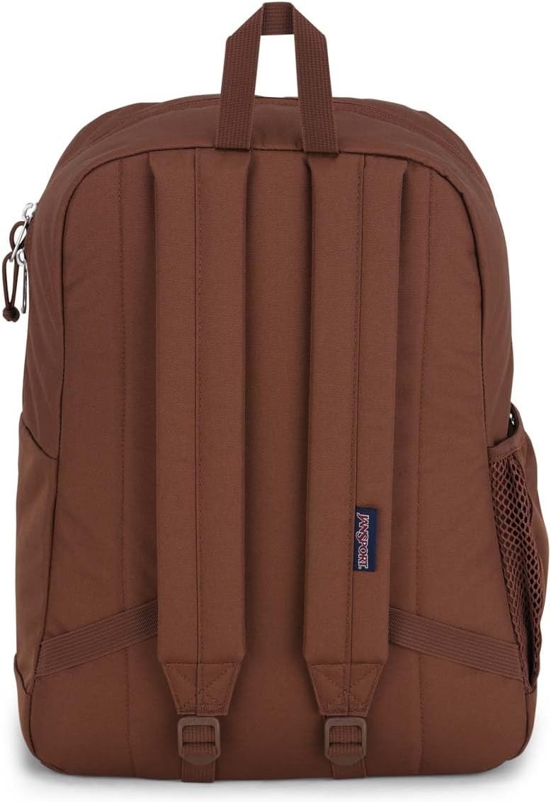 image:imageJanSport Cross Town Plus Backpack Large Main Compartment Side Water Bottle Pocket 15Inch Padded Laptop Sleeve Emerald PoolBasic Brown