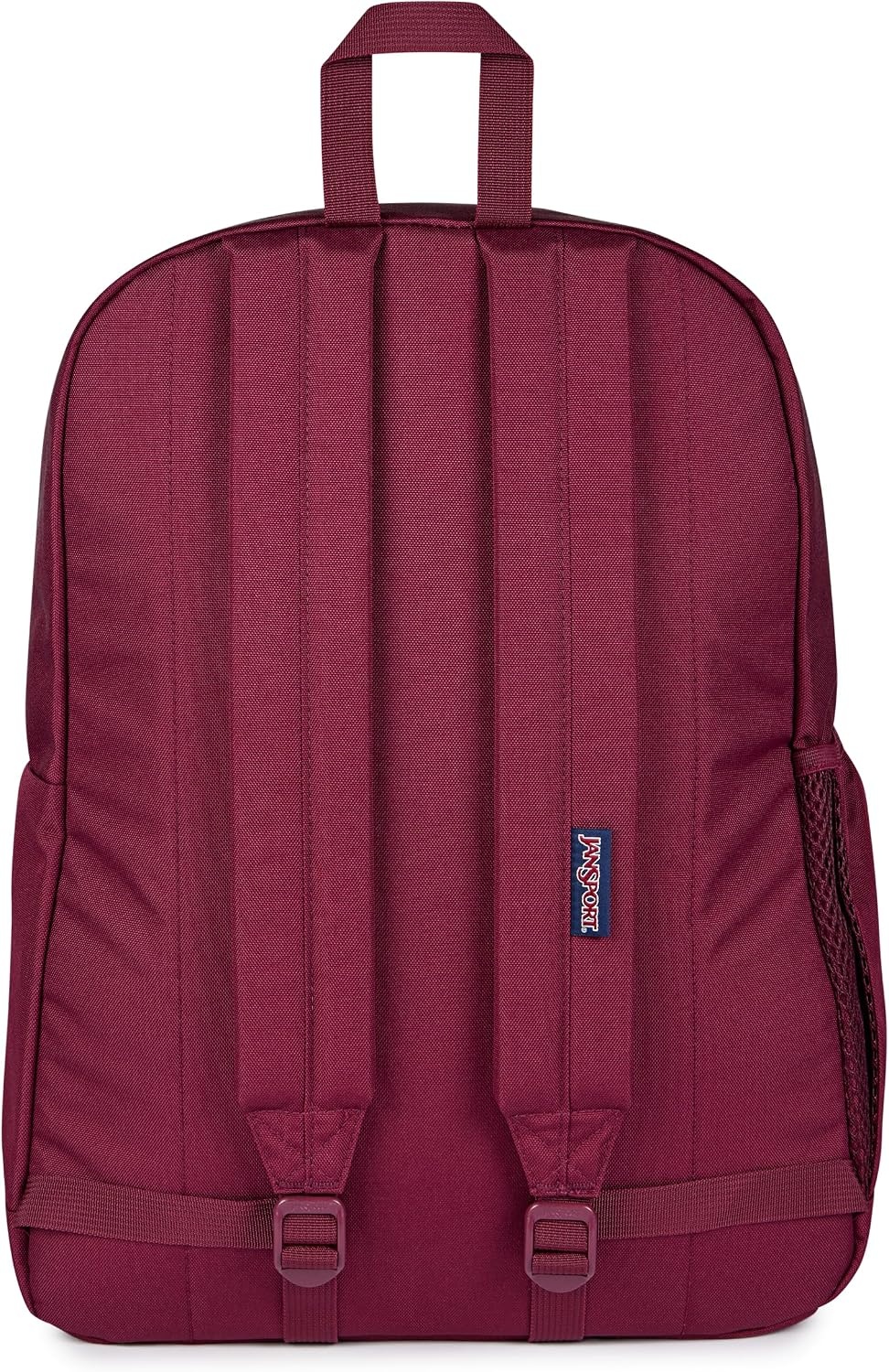 image:imageJanSport Cross Town Plus Backpack Large Main Compartment Side Water Bottle Pocket 15Inch Padded Laptop Sleeve Emerald PoolCherry Lacquer