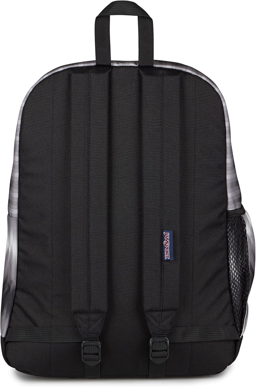 image:imageJanSport Cross Town Plus Backpack Large Main Compartment Side Water Bottle Pocket 15Inch Padded Laptop Sleeve Emerald PoolDigi Tie Dye Black