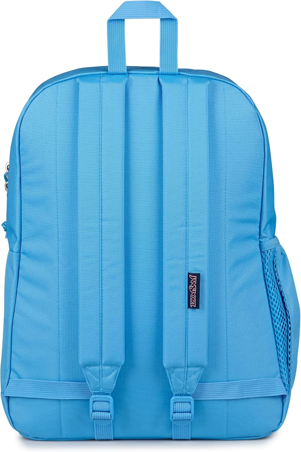image:imageJanSport Cross Town Plus Backpack Large Main Compartment Side Water Bottle Pocket 15Inch Padded Laptop Sleeve Emerald PoolElectric Azul