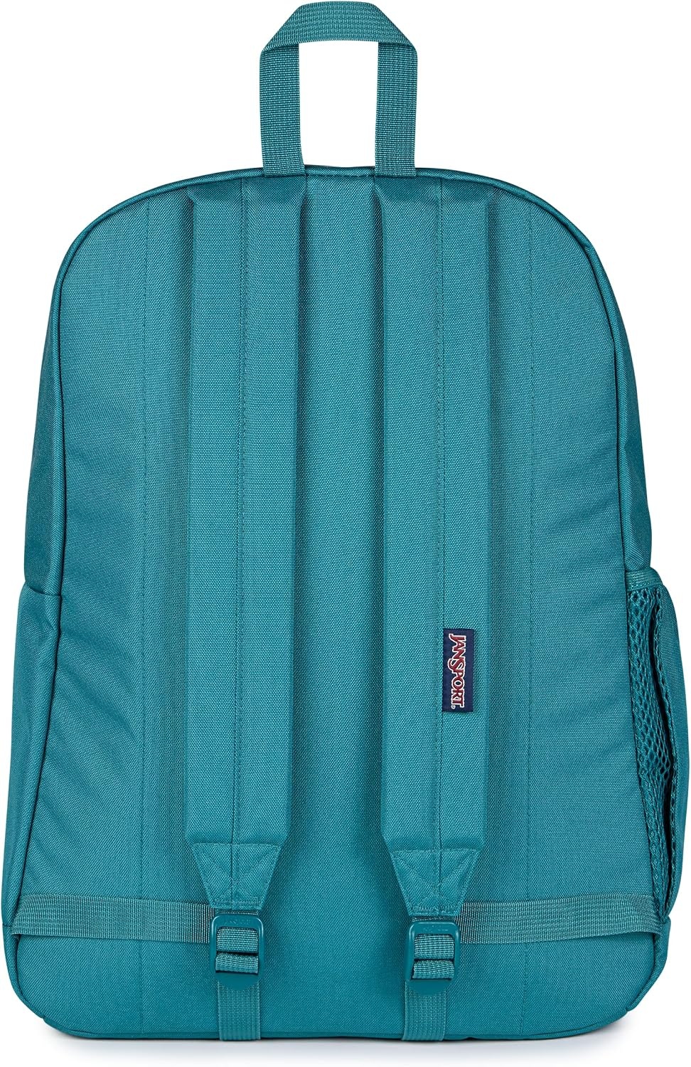 image:imageJanSport Cross Town Plus Backpack Large Main Compartment Side Water Bottle Pocket 15Inch Padded Laptop Sleeve Emerald PoolEmerald Pool