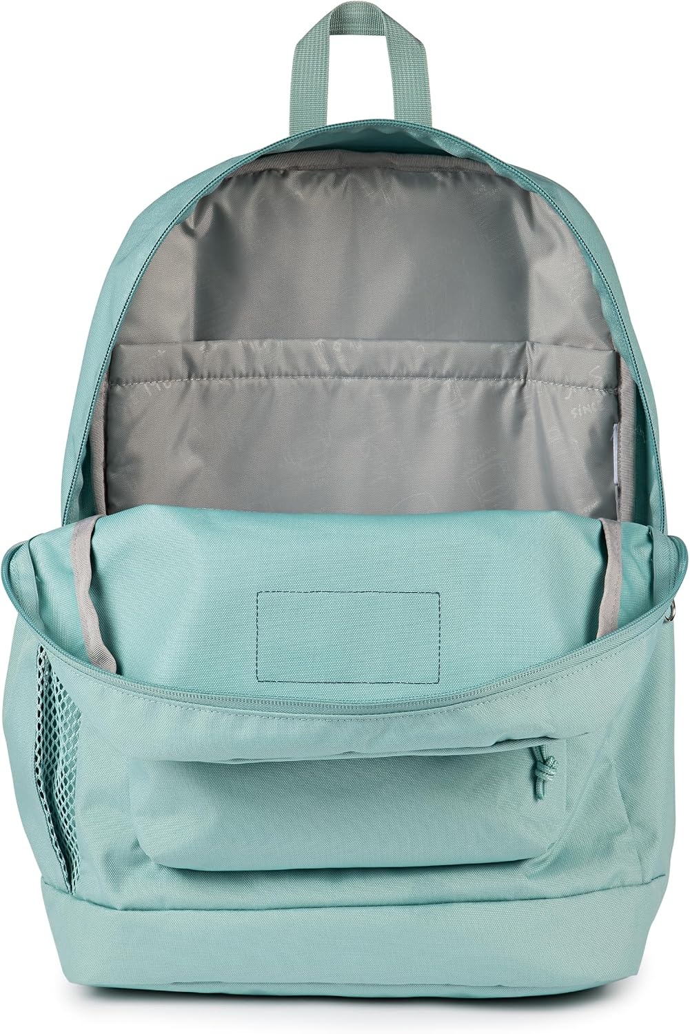 image:imageJanSport Cross Town Plus Backpack Large Main Compartment Side Water Bottle Pocket 15Inch Padded Laptop Sleeve Emerald PoolFaded Sage
