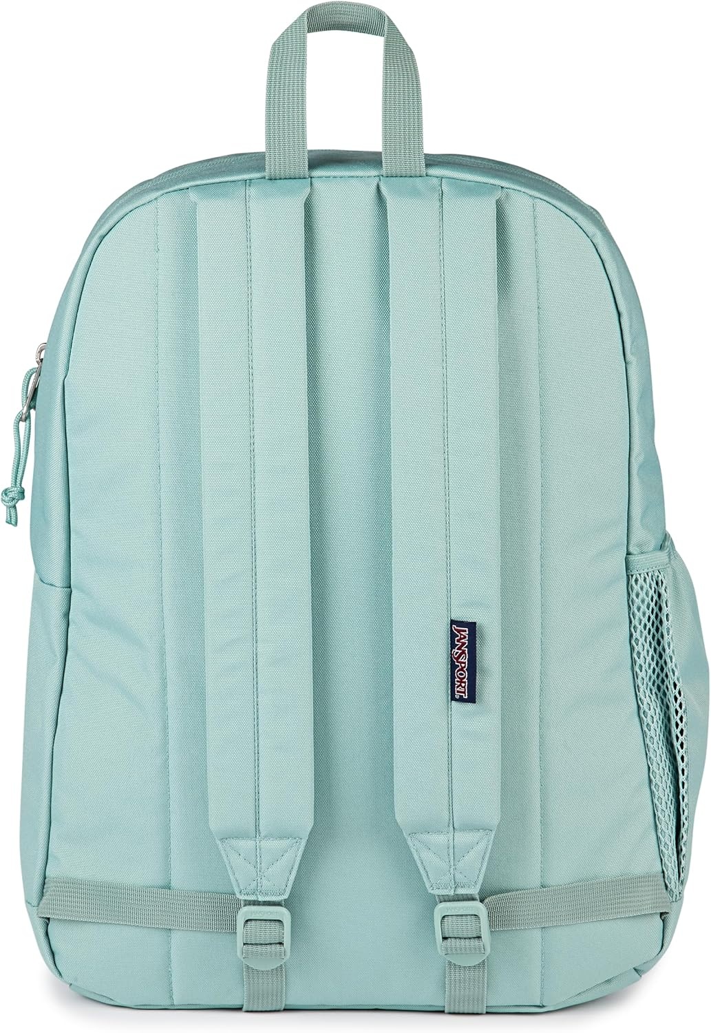 image:imageJanSport Cross Town Plus Backpack Large Main Compartment Side Water Bottle Pocket 15Inch Padded Laptop Sleeve Emerald PoolFaded Sage