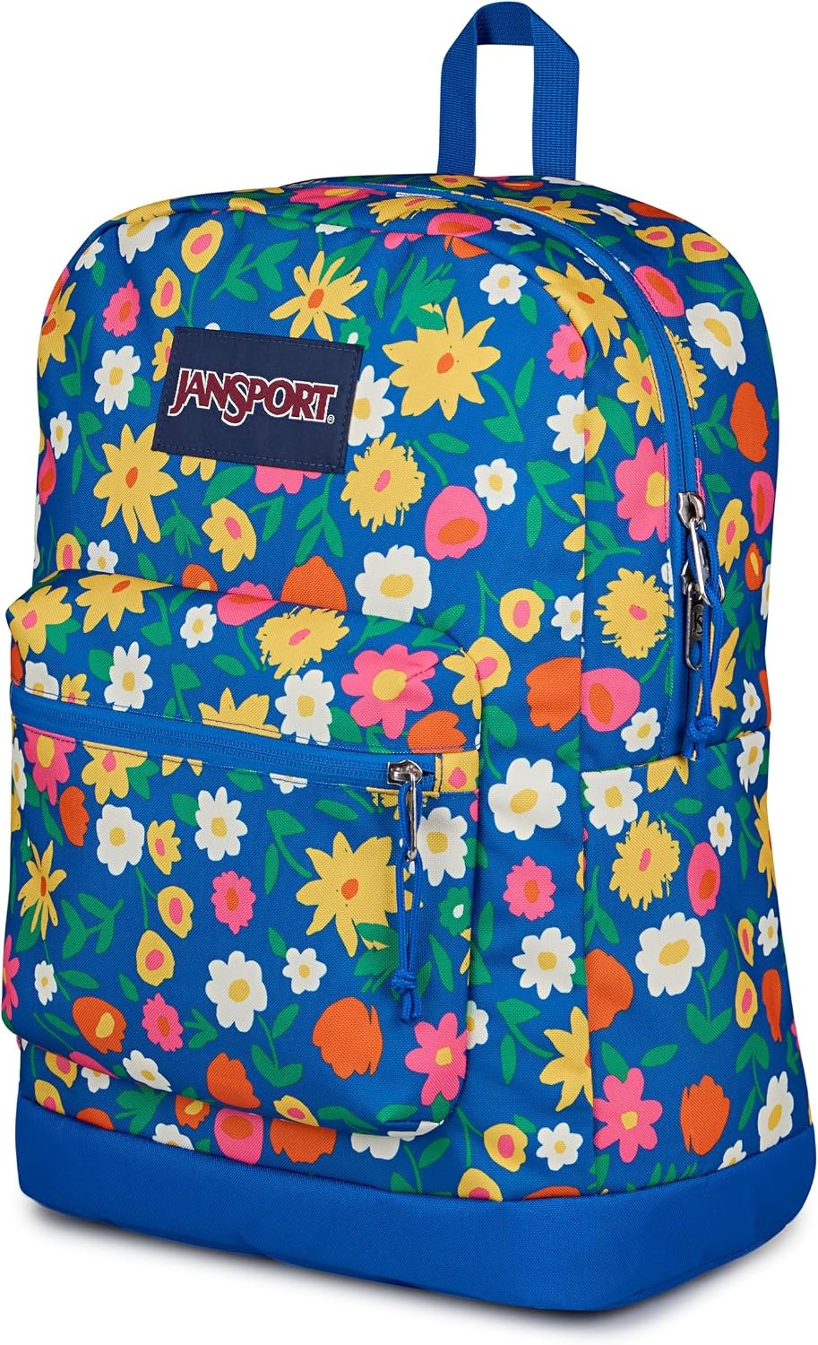 image:imageJanSport Cross Town Plus Backpack Large Main Compartment Side Water Bottle Pocket 15Inch Padded Laptop Sleeve Emerald PoolFlower Market