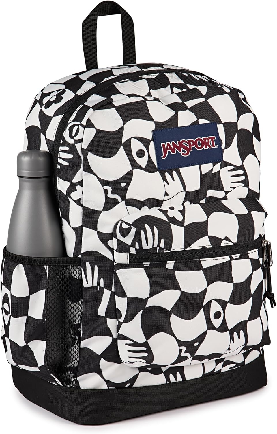 image:imageJanSport Cross Town Plus Backpack Large Main Compartment Side Water Bottle Pocket 15Inch Padded Laptop Sleeve Emerald PoolGravity Check
