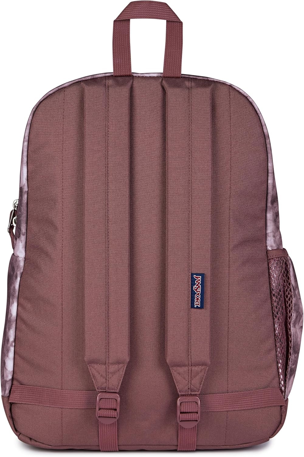 image:imageJanSport Cross Town Plus Backpack Large Main Compartment Side Water Bottle Pocket 15Inch Padded Laptop Sleeve Emerald PoolIce Dye Mahogany HazeWhite