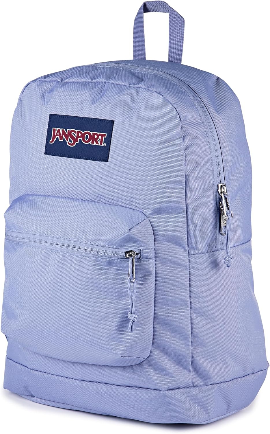 image:imageJanSport Cross Town Plus Backpack Large Main Compartment Side Water Bottle Pocket 15Inch Padded Laptop Sleeve Emerald PoolLavender Ash