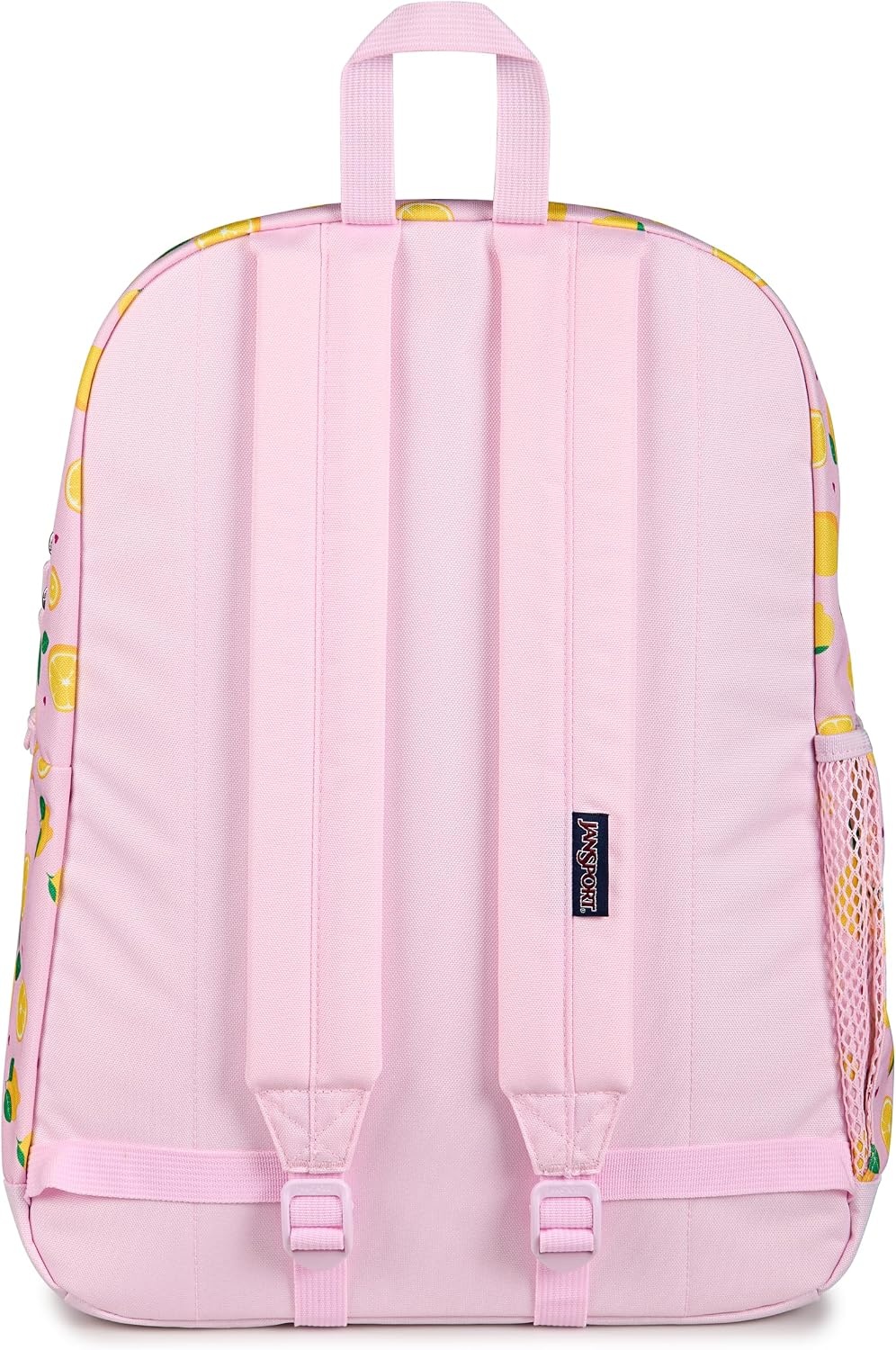 image:imageJanSport Cross Town Plus Backpack Large Main Compartment Side Water Bottle Pocket 15Inch Padded Laptop Sleeve Emerald PoolLemonade Stand Pink IceYellowGreen
