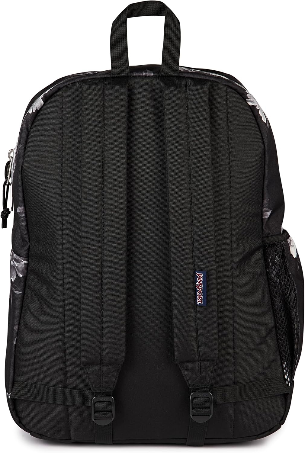 image:imageJanSport Cross Town Plus Backpack Large Main Compartment Side Water Bottle Pocket 15Inch Padded Laptop Sleeve Emerald PoolMagnolia Mirage