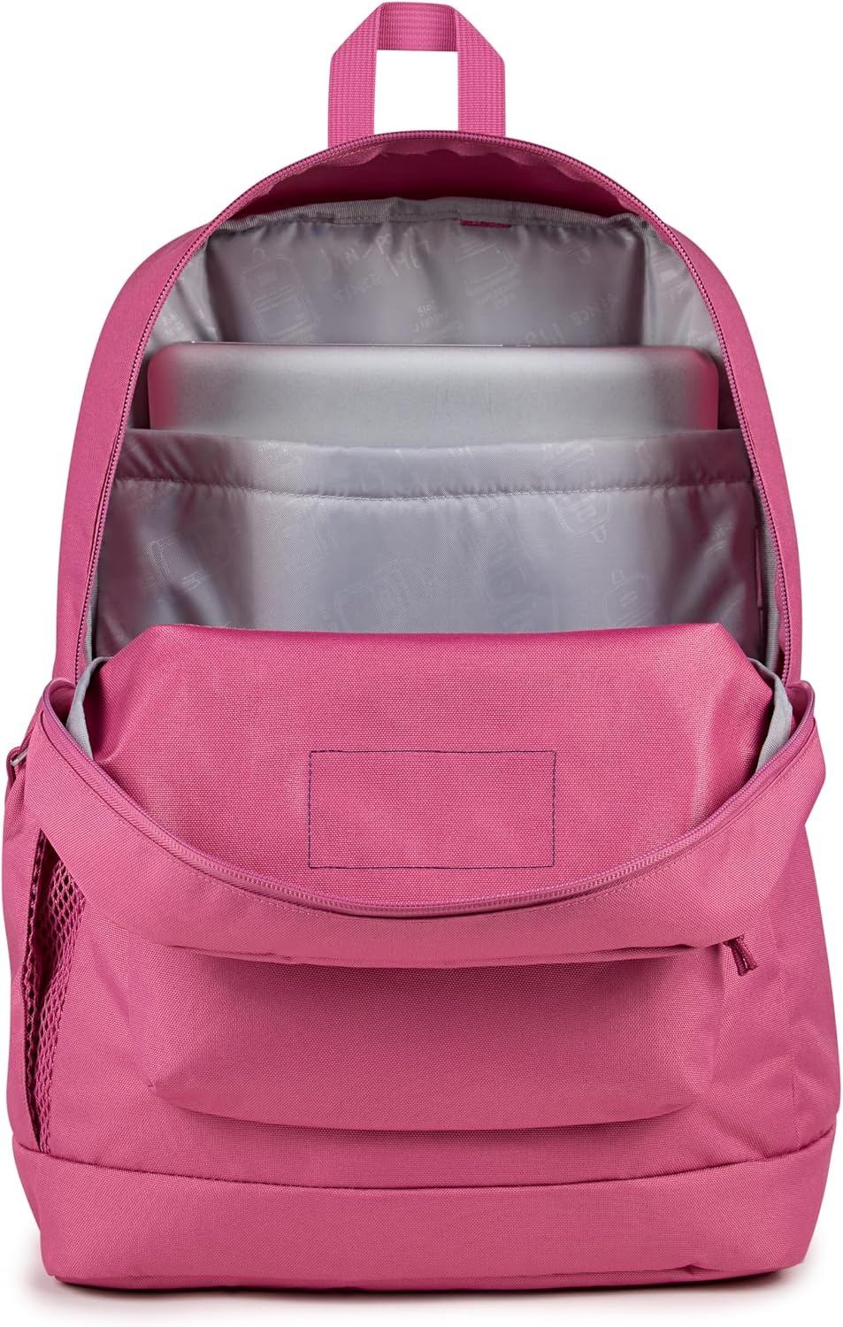 image:imageJanSport Cross Town Plus Backpack Large Main Compartment Side Water Bottle Pocket 15Inch Padded Laptop Sleeve Emerald PoolMauve Haze