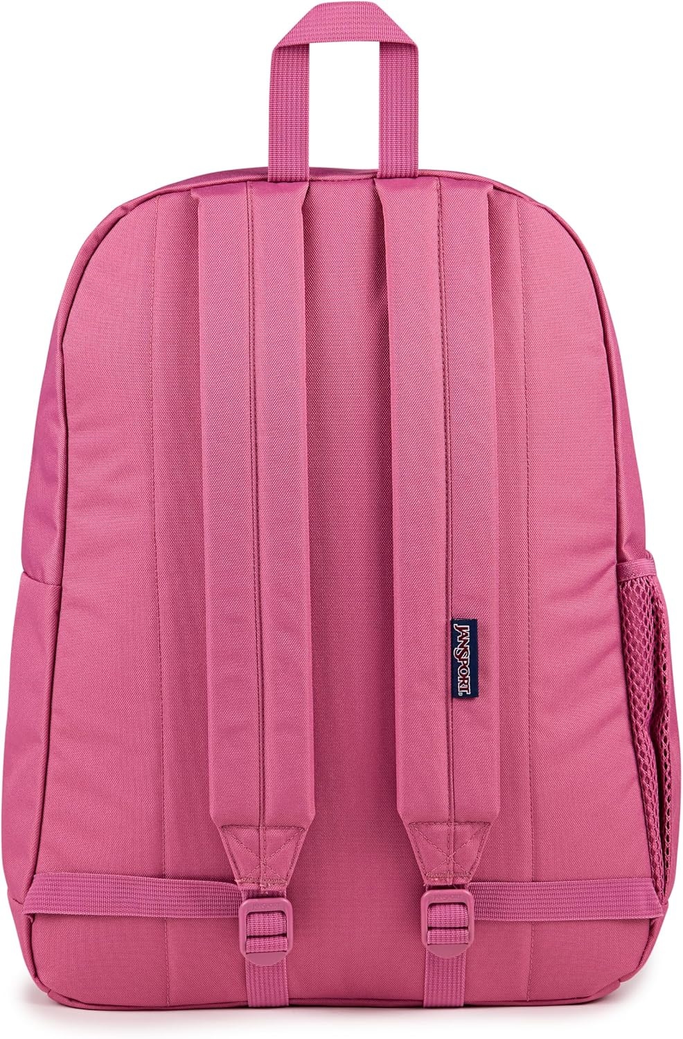 image:imageJanSport Cross Town Plus Backpack Large Main Compartment Side Water Bottle Pocket 15Inch Padded Laptop Sleeve Emerald PoolMauve Haze