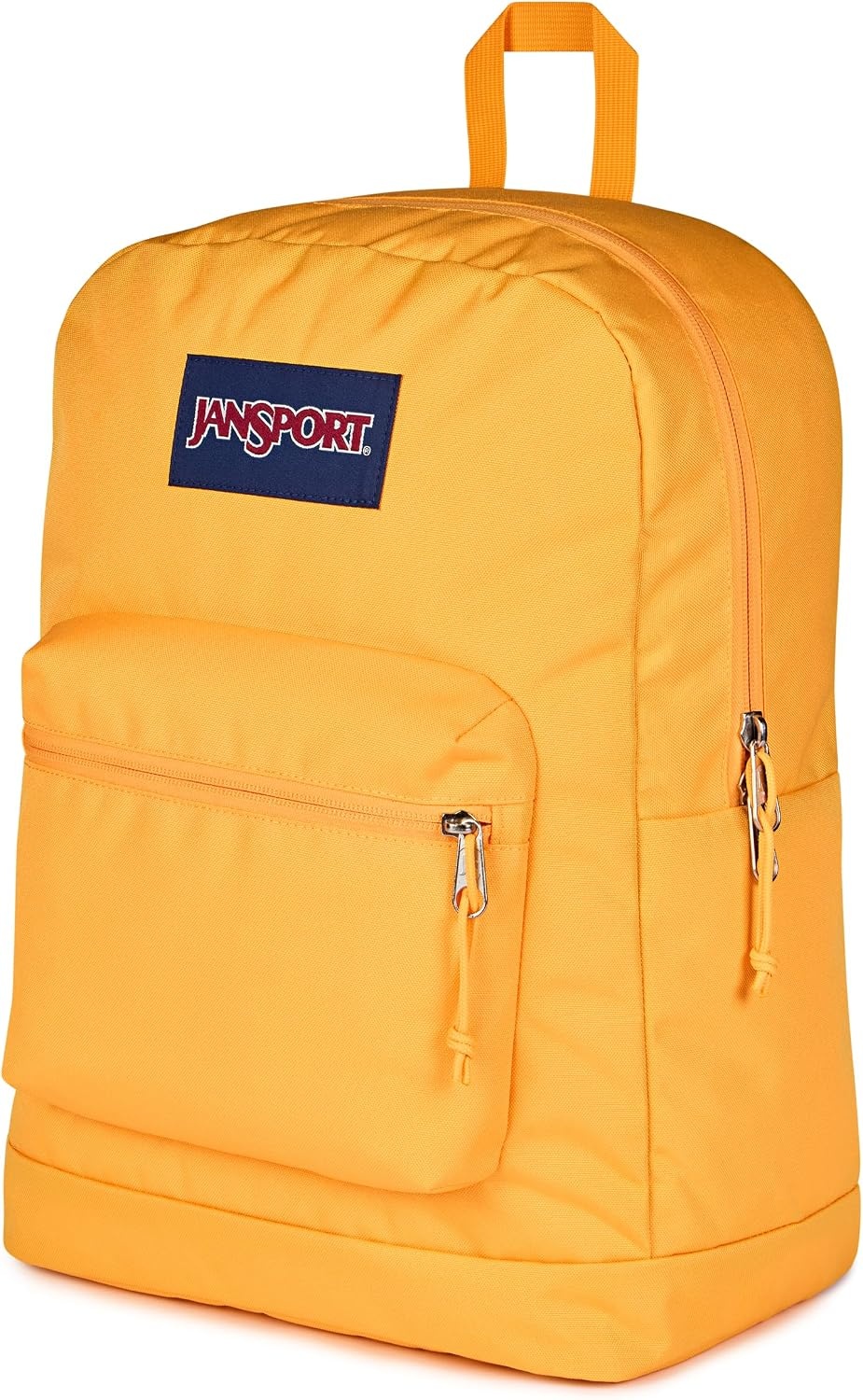 image:imageJanSport Cross Town Plus Backpack Large Main Compartment Side Water Bottle Pocket 15Inch Padded Laptop Sleeve Emerald PoolOrange Soda