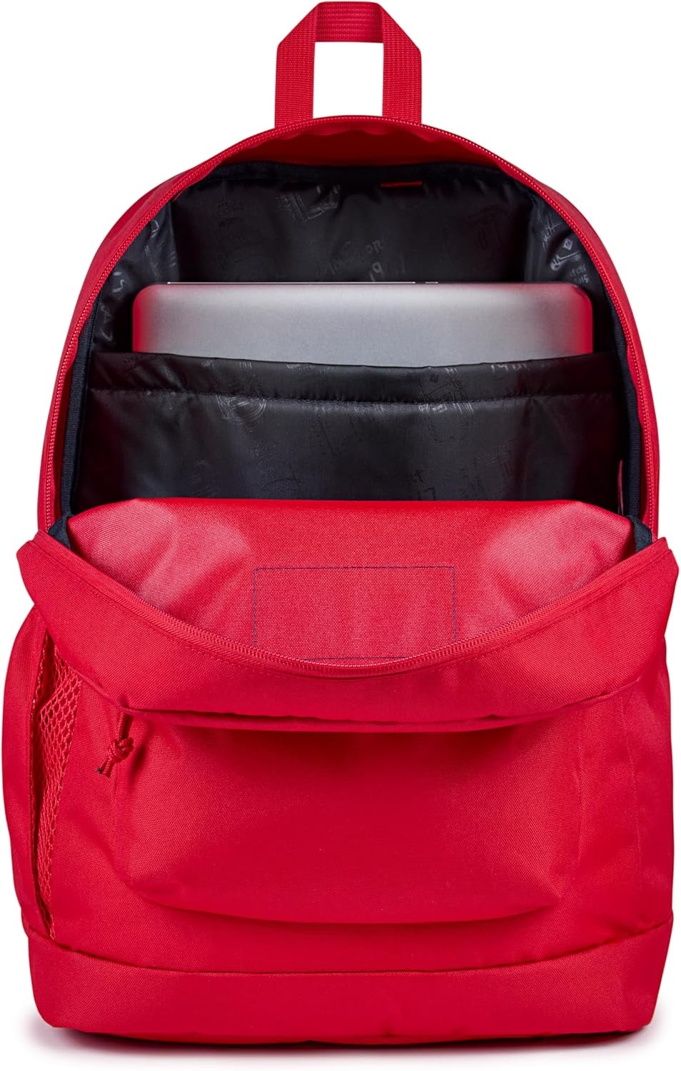 image:imageJanSport Cross Town Plus Backpack Large Main Compartment Side Water Bottle Pocket 15Inch Padded Laptop Sleeve Emerald PoolRed Tape
