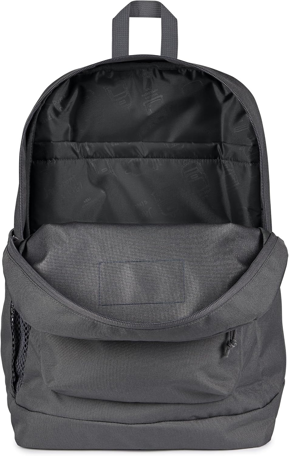 image:imageJanSport Cross Town Plus Backpack Large Main Compartment Side Water Bottle Pocket 15Inch Padded Laptop Sleeve Emerald PoolSmokey Grit