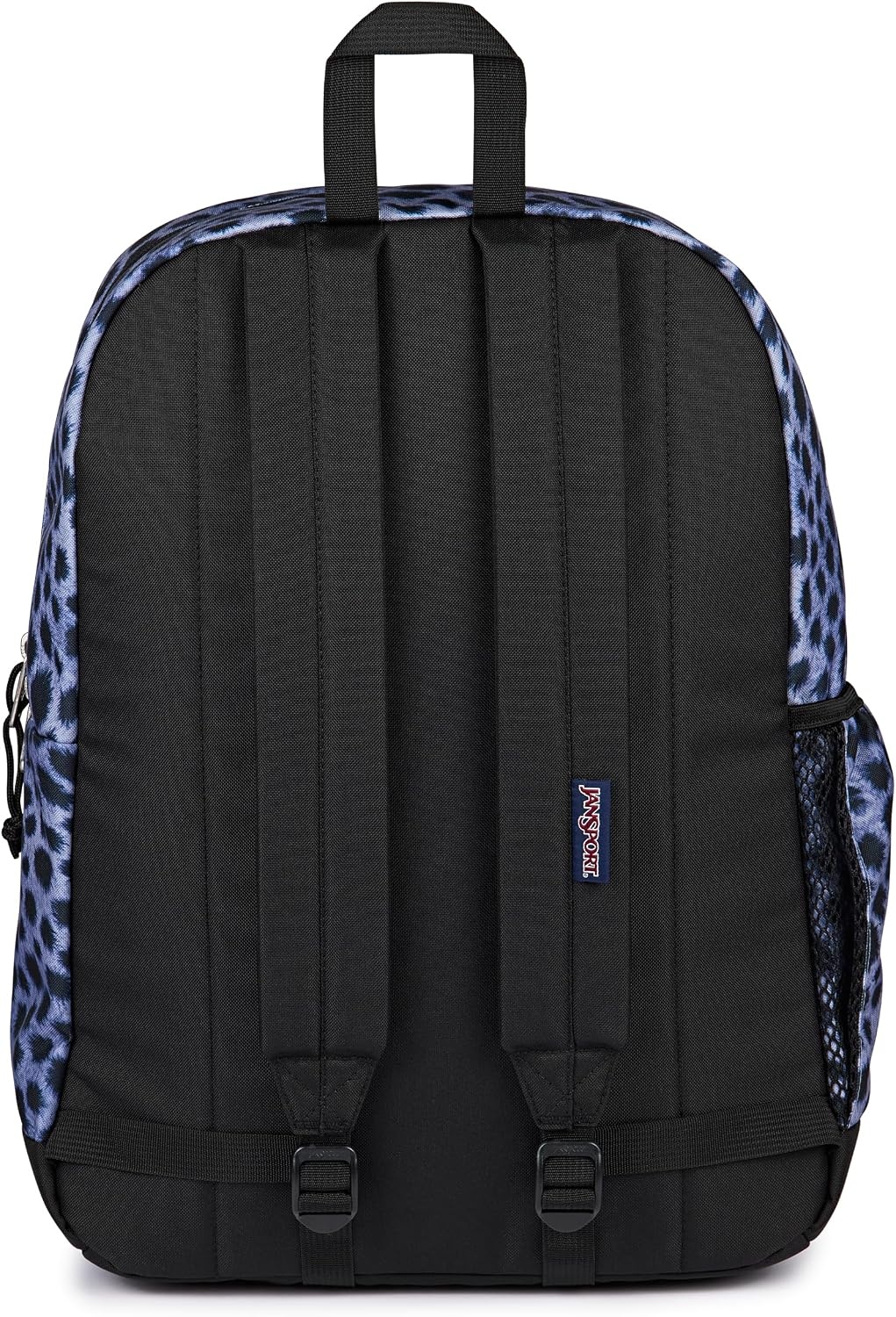 image:imageJanSport Cross Town Plus Backpack Large Main Compartment Side Water Bottle Pocket 15Inch Padded Laptop Sleeve Emerald PoolSurreal Spots
