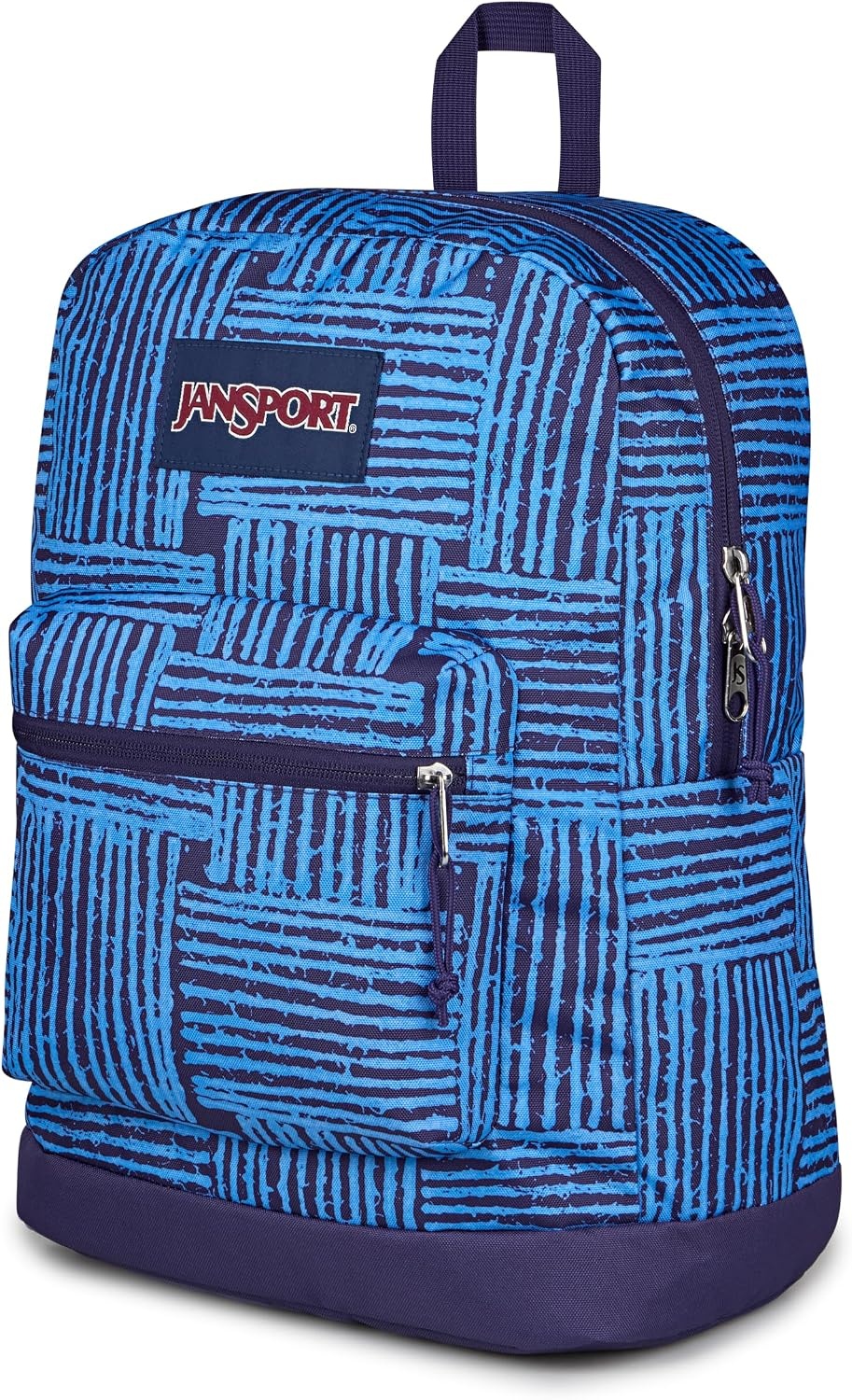 image:imageJanSport Cross Town Plus Backpack Large Main Compartment Side Water Bottle Pocket 15Inch Padded Laptop Sleeve Emerald PoolThreaded
