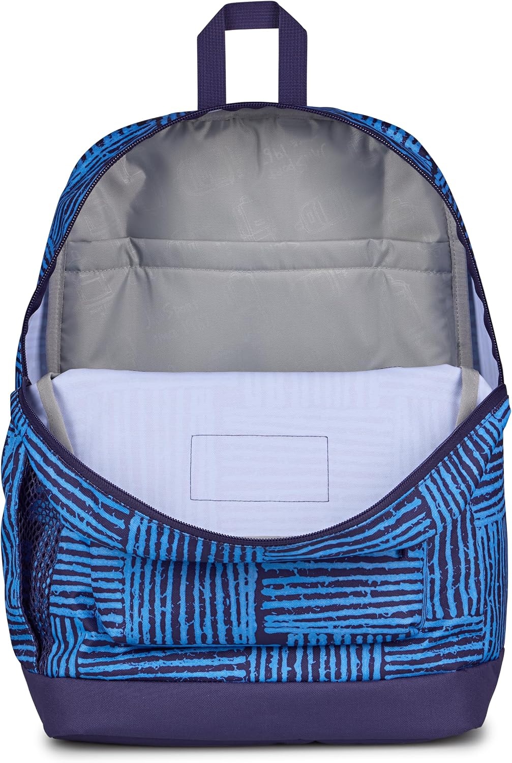 image:imageJanSport Cross Town Plus Backpack Large Main Compartment Side Water Bottle Pocket 15Inch Padded Laptop Sleeve Emerald PoolThreaded