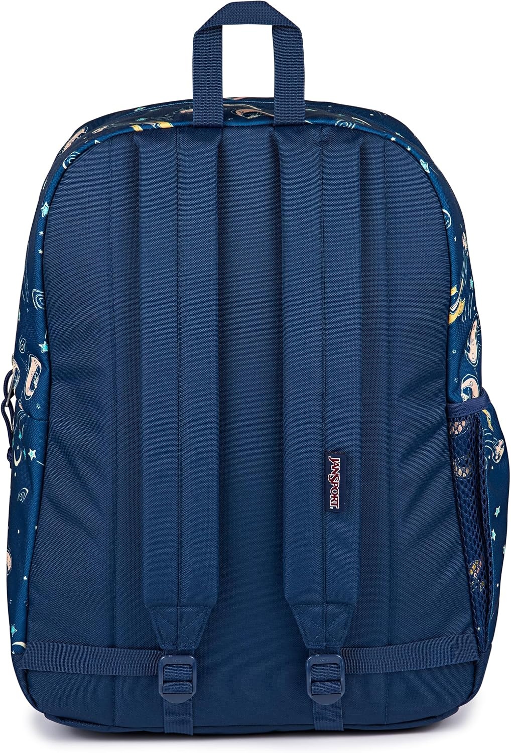 image:imageJanSport Cross Town Plus Backpack Large Main Compartment Side Water Bottle Pocket 15Inch Padded Laptop Sleeve Emerald PoolVortex Voyage