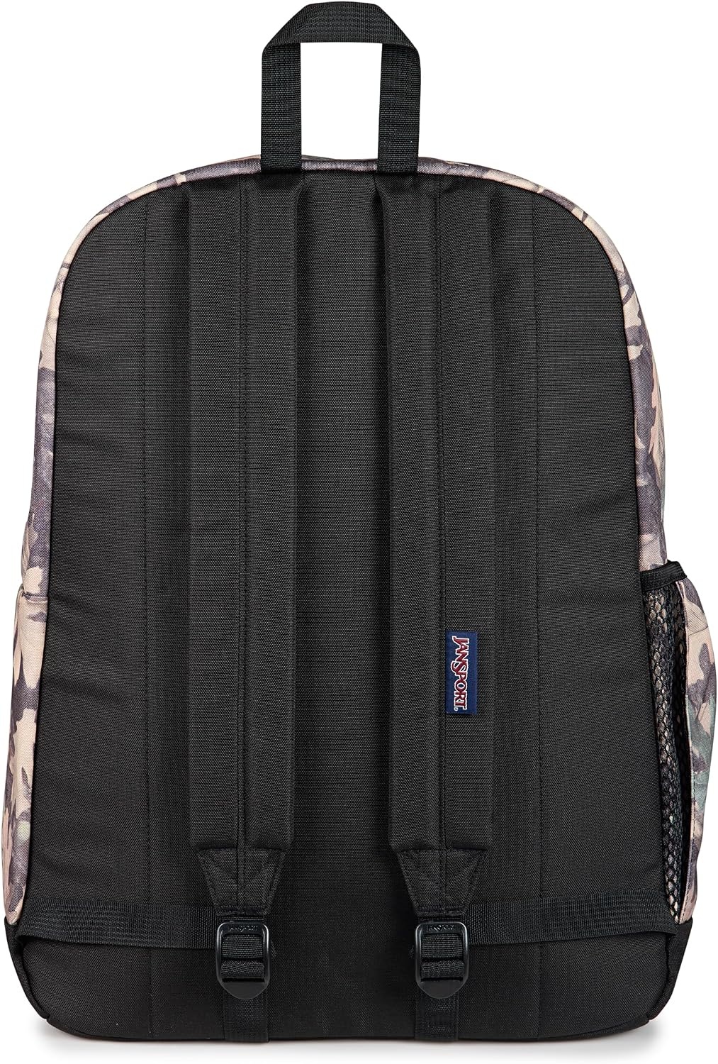 image:imageJanSport Cross Town Plus Backpack Large Main Compartment Side Water Bottle Pocket 15Inch Padded Laptop Sleeve Emerald PoolWoodland Camo GreenGreyCharcoal