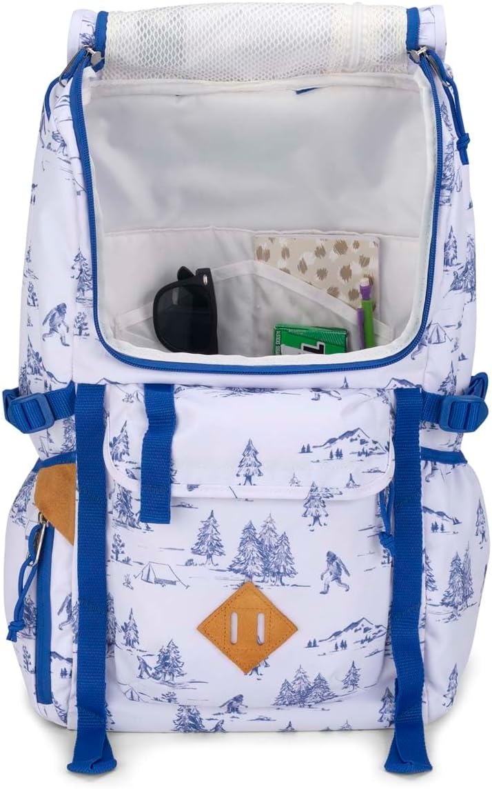 image:imageJanSport Hatchet Backpack 15inch Padded Laptop Compartment Dual Water Bottle Pockets Side Compression Straps Cargo GreenLost Sasquatch