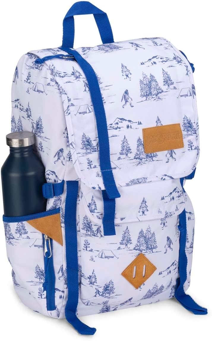 image:imageJanSport Hatchet Backpack 15inch Padded Laptop Compartment Dual Water Bottle Pockets Side Compression Straps Cargo GreenLost Sasquatch