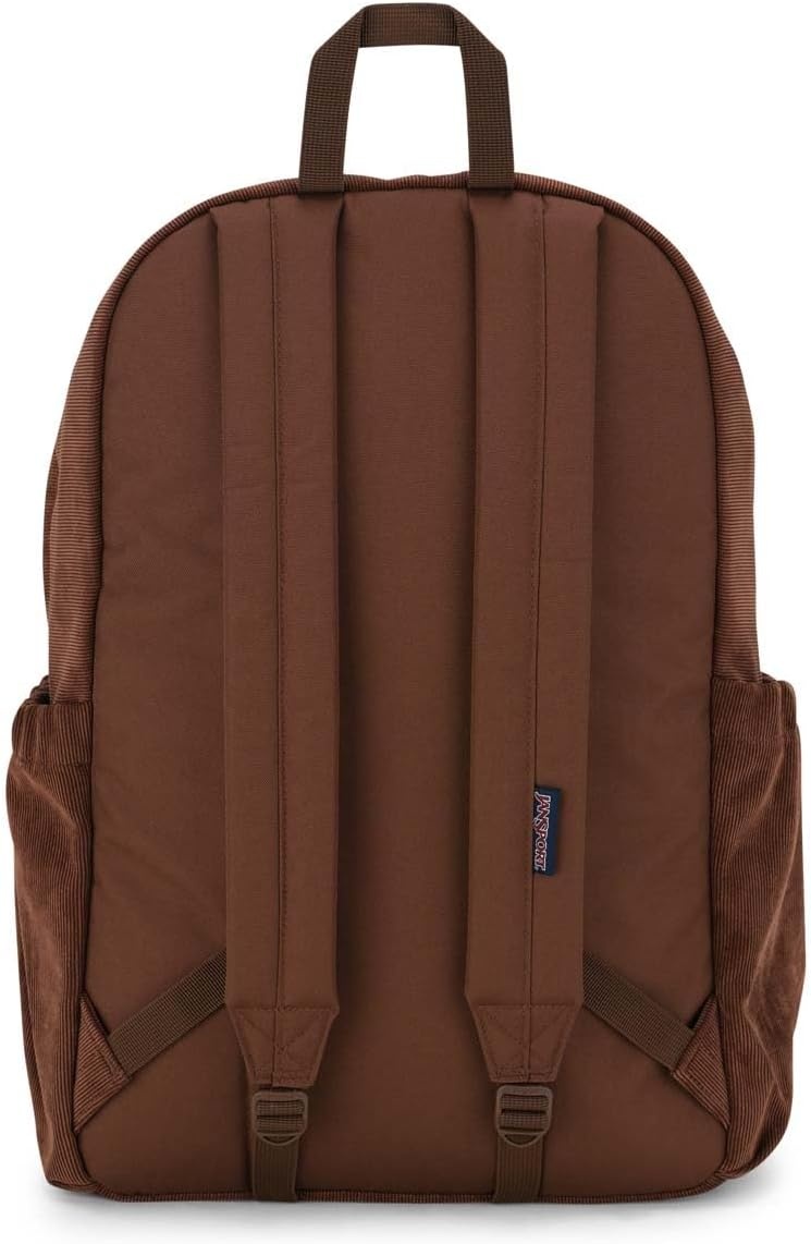 image:imageJanSport Lounge Pack FX Large Main Compartment Dual Water Bottle Pockets Front Drawcord Pocket Padded Laptop Sleeve Lavender Ash CorduroyBasic Brown