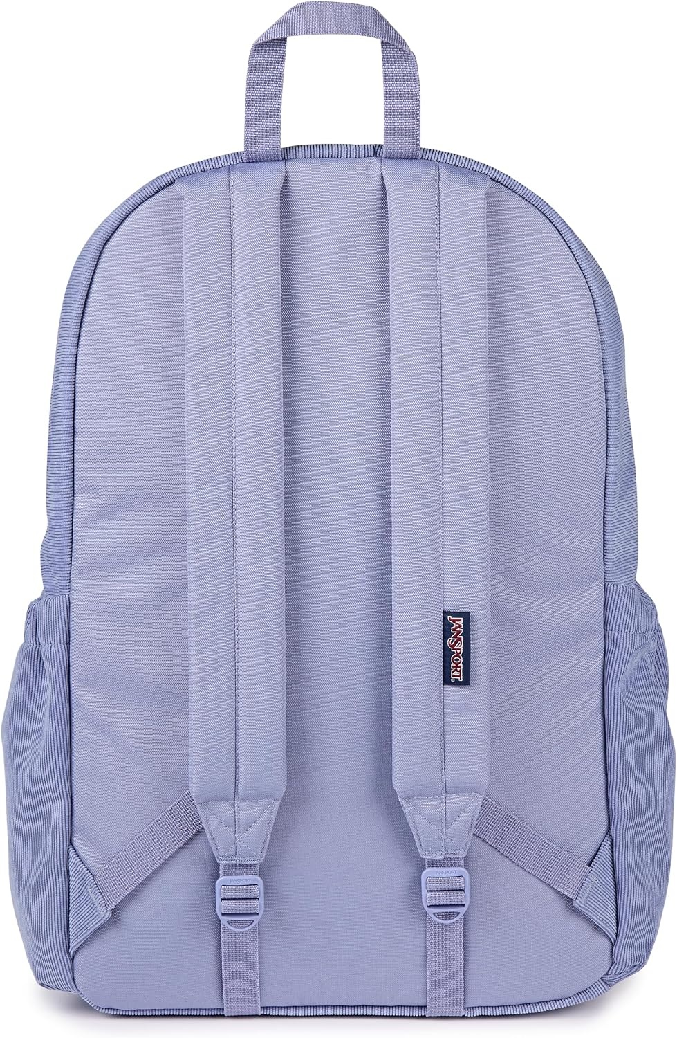 image:imageJanSport Lounge Pack FX Large Main Compartment Dual Water Bottle Pockets Front Drawcord Pocket Padded Laptop Sleeve Lavender Ash CorduroyLavender Ash Corduroy